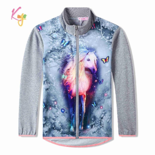 Dívčí funkční mikina Kugo SM3593 šedá